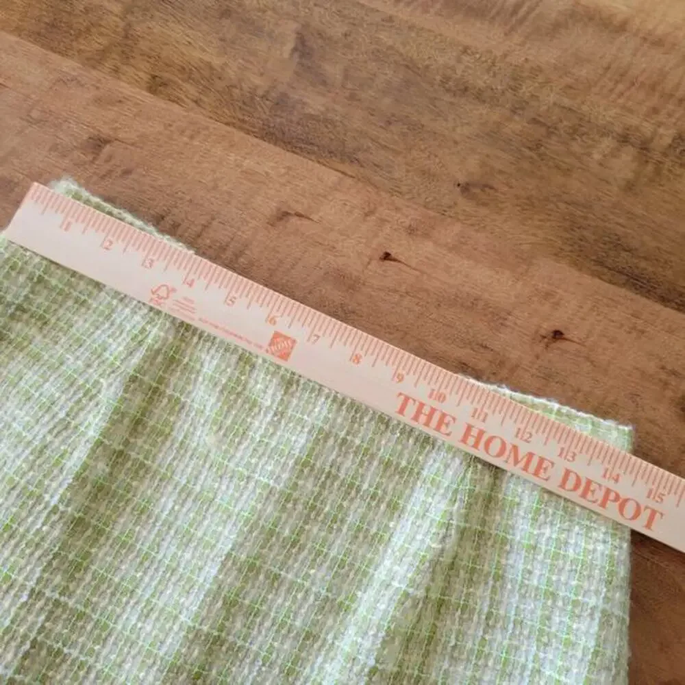 Karen Scott‎ Tweed Skirt Womens Sz 10 Boucle Green Lime